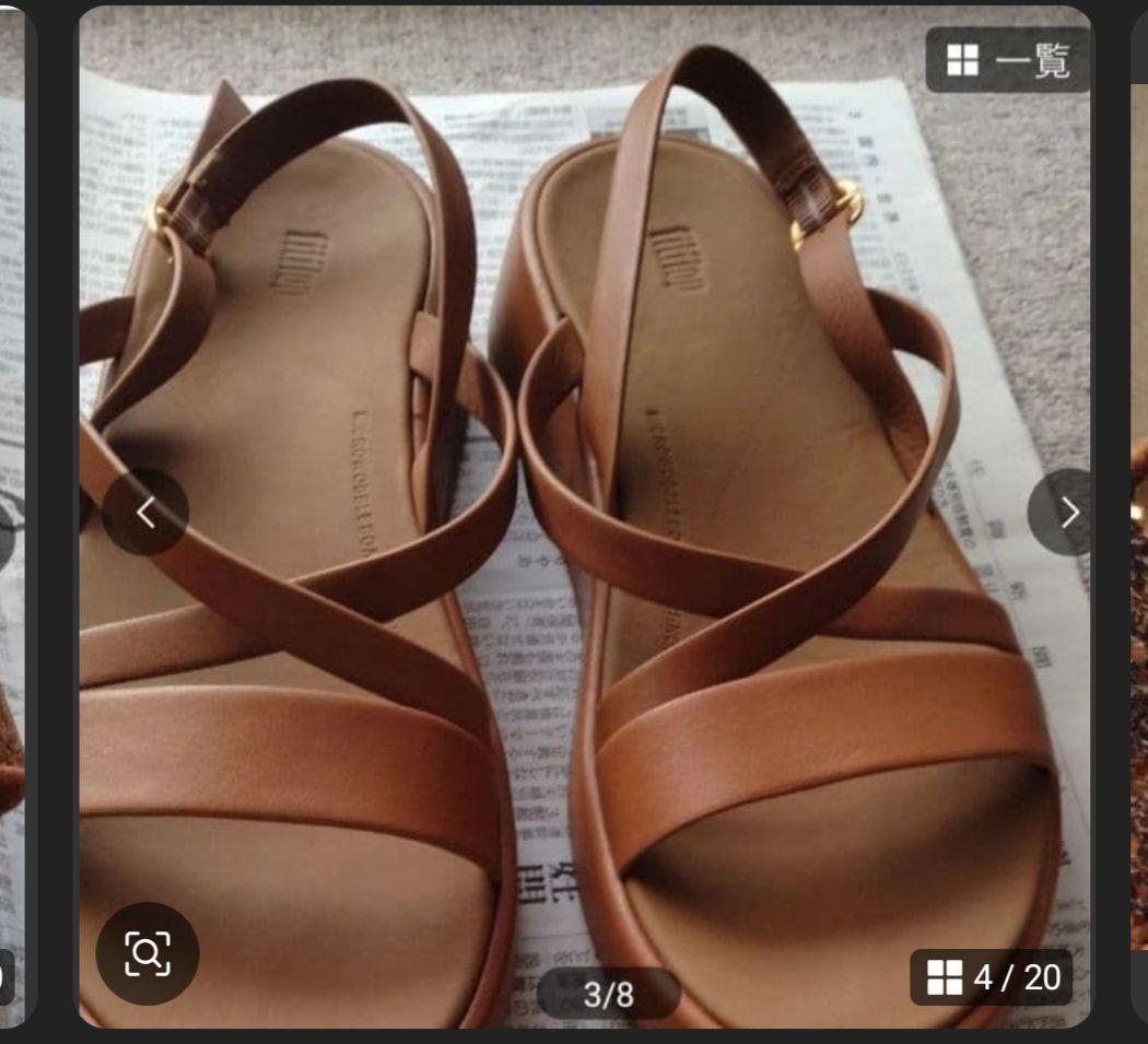 ちゅらん　フィットフロップ3点（試着のみ＋中古）　バックストラップ　us7