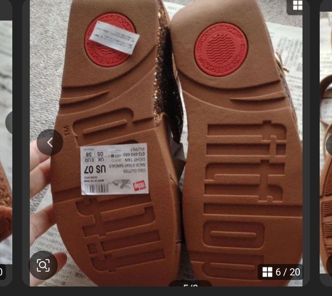 ちゅらん　フィットフロップ3点（試着のみ＋中古）　バックストラップ　us7