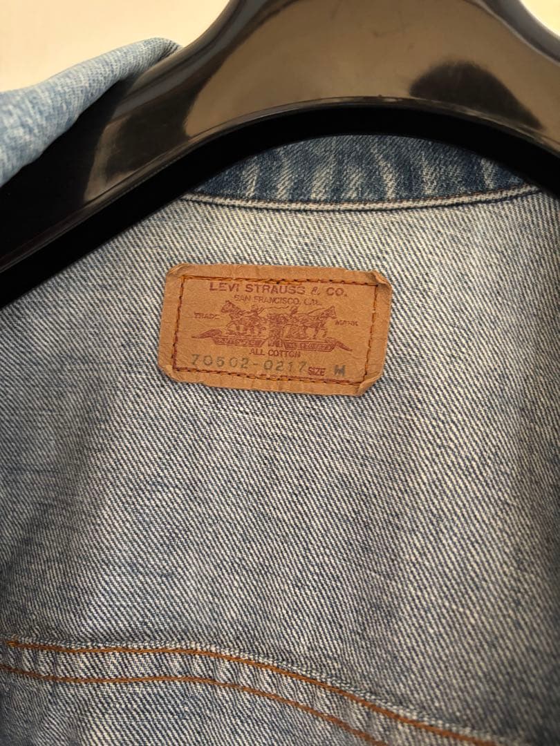 levi's 70502 2nd デニムジャケット　オレンジタブ