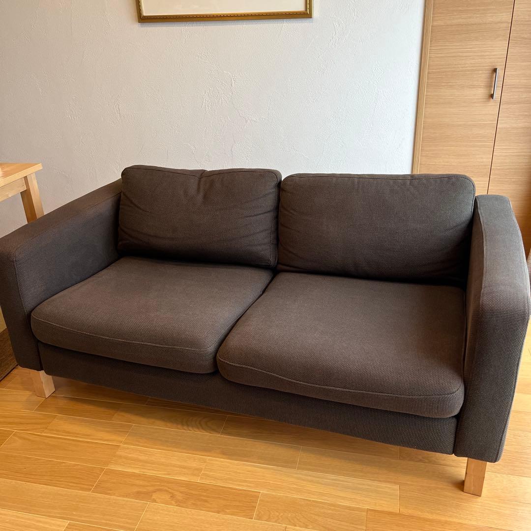 ※匿名配送メルカリ便　IKEA ソファ　カルルスタード　２人掛け