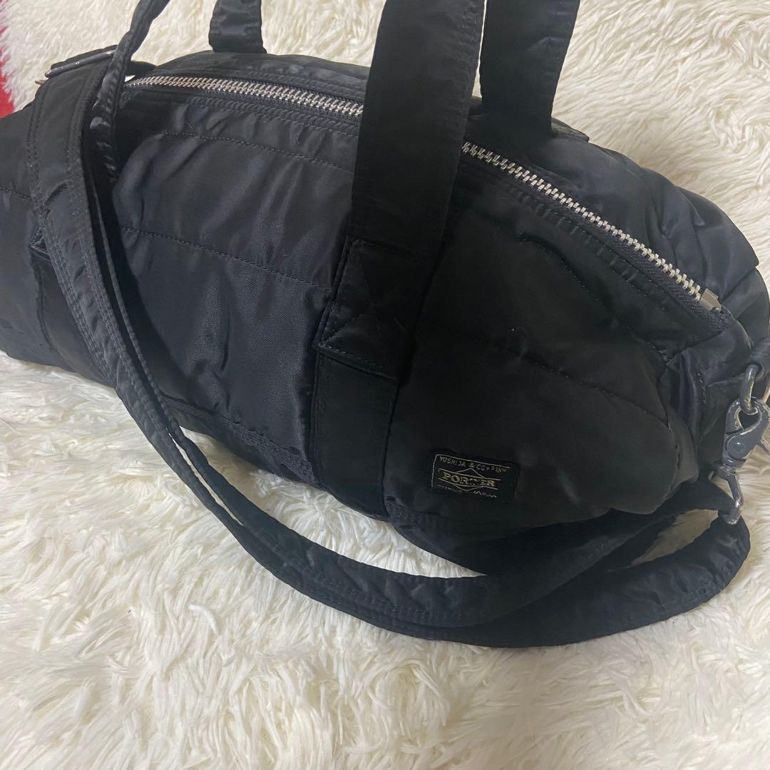 PORTER　タンカー　2way　ダッフルバッグ　ボストンバッグ　黒 吉田カバン