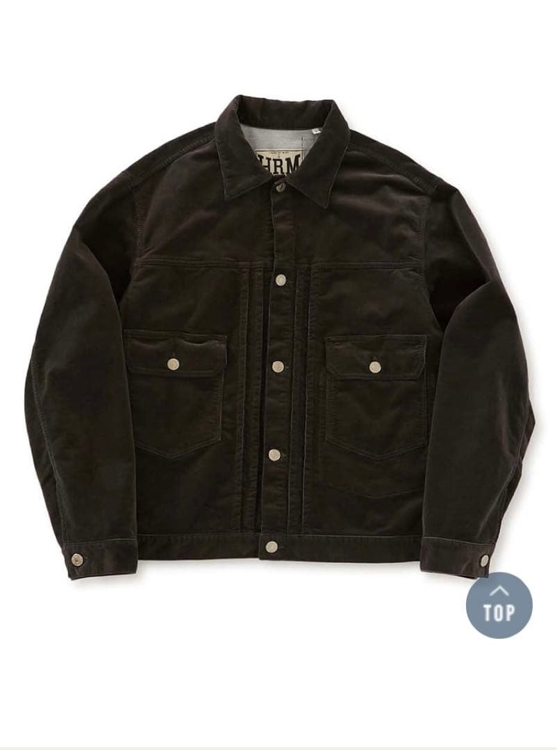 ブラッシュドバック ストレッチコーデュロイ トラッカージャケット