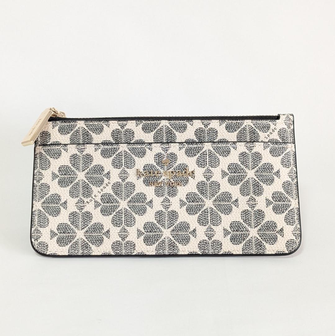 【新品未使用】Kate Spade 折財布 クローバー ケース