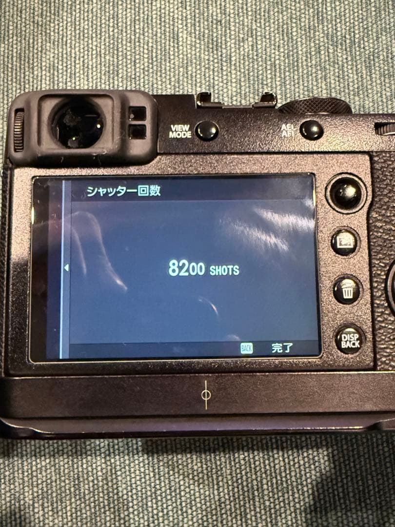 【撮影可　一部難あり】FUJIFILM X100F 黒　シャッター8800回