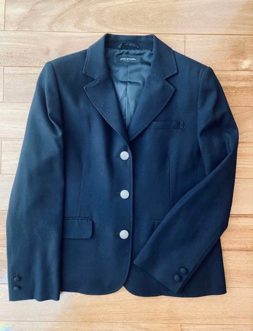 ポンポネットジュニア4点セット（受験、面接、卒業式、ブレザー、スカート）