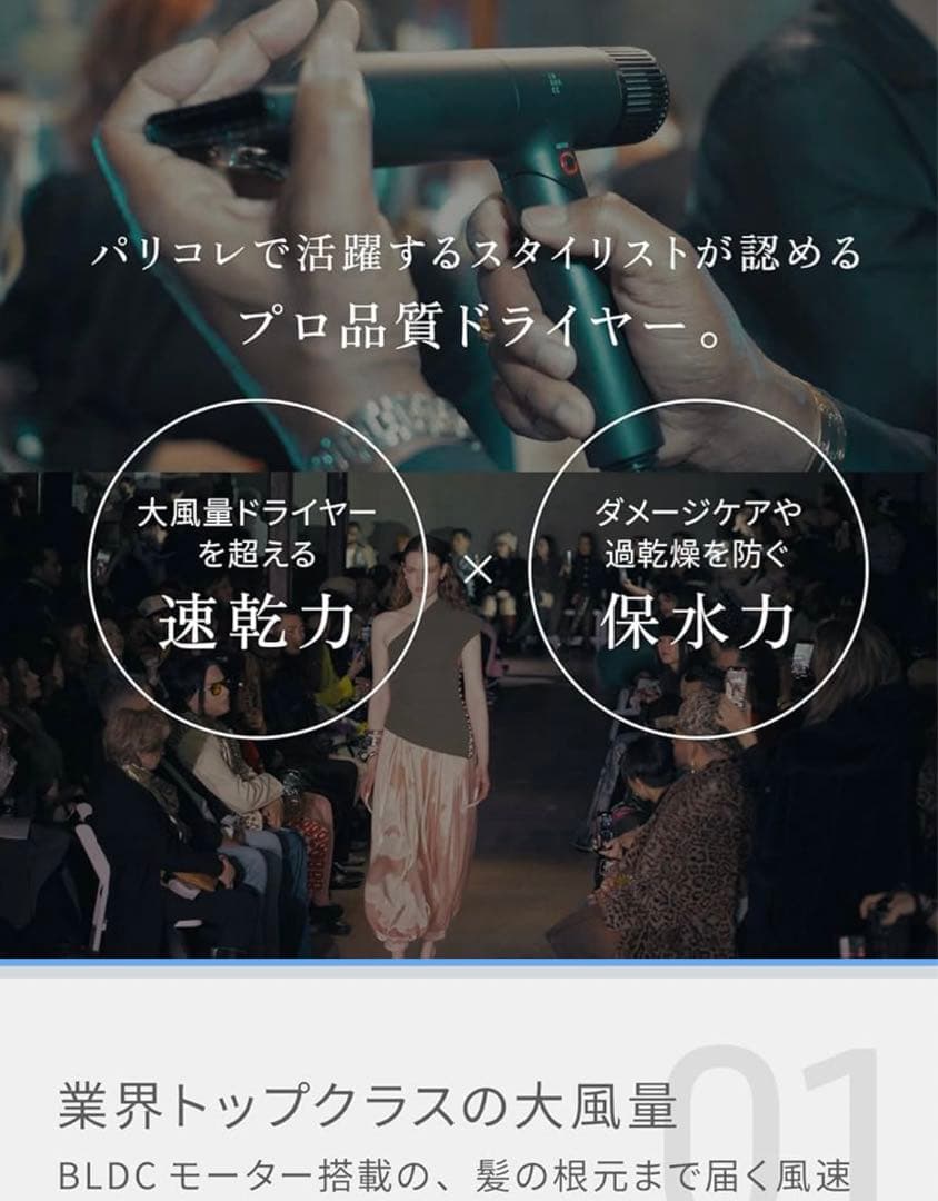 新品＜INGRACE＞Velena hair dryer　グレージュ