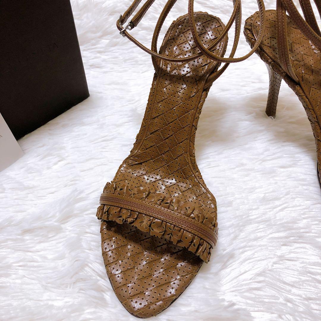 BOTTEGA VENETA ボッテガヴェネタ サンダル ストラップ ヒール