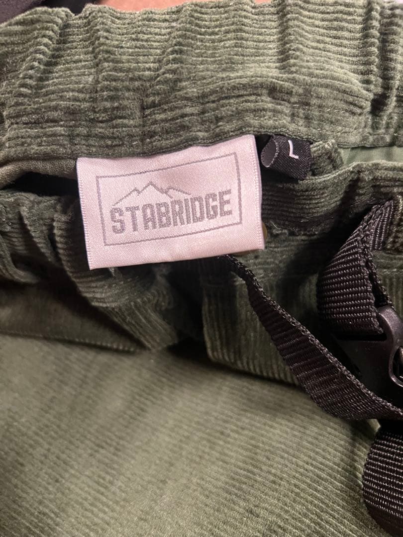【L】STABRIDGE CORDUROY BUYER PANTSエバーグリーン