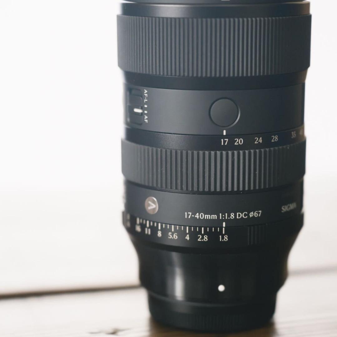 SIGMA 17-40mm F1.8 DC Art Xマウント 富士フイルム
