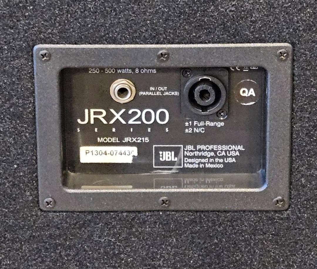 JBL ジェイビーエル JRX215 (1本) フルレンジ PAスピーカー