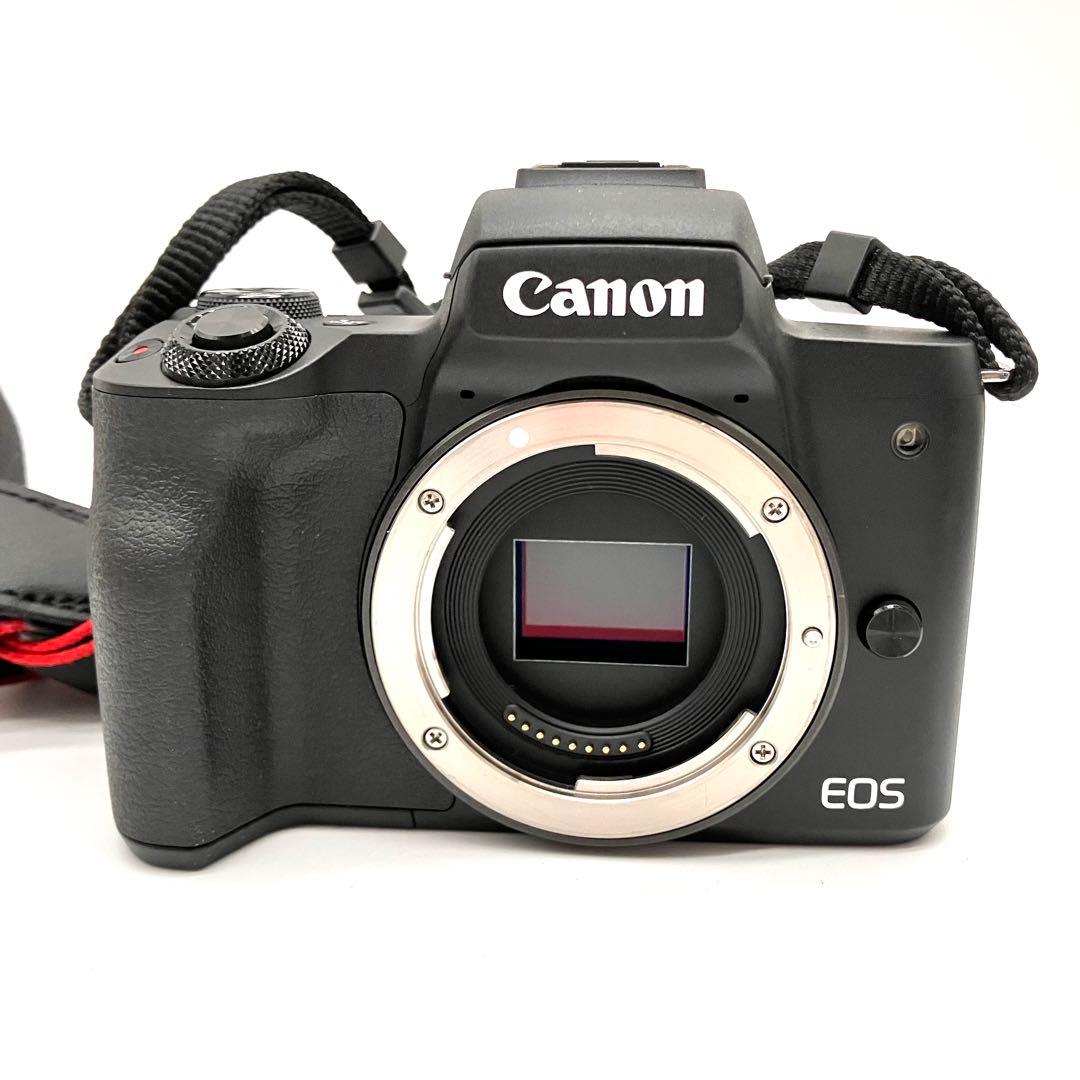 Wi-Fi対応♪ Canon EOS Kiss M ブラック 15-45mm