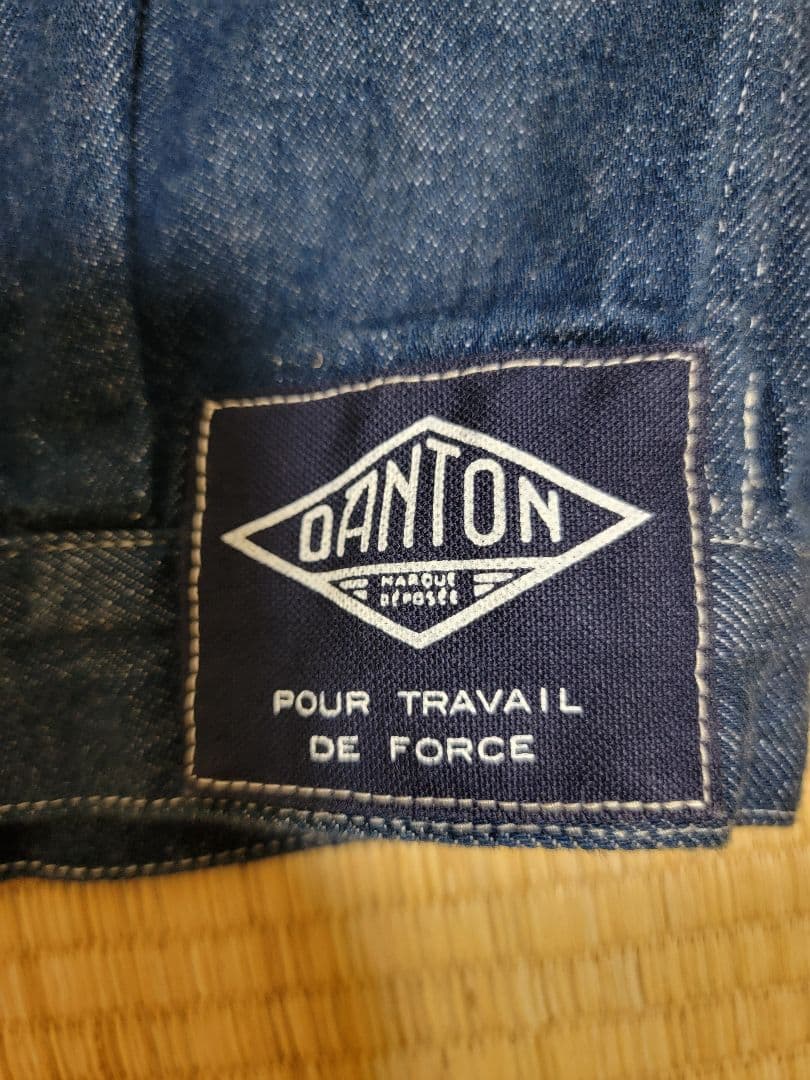 DANTON ダントン デニムカラーレスジャケット サイズ34
