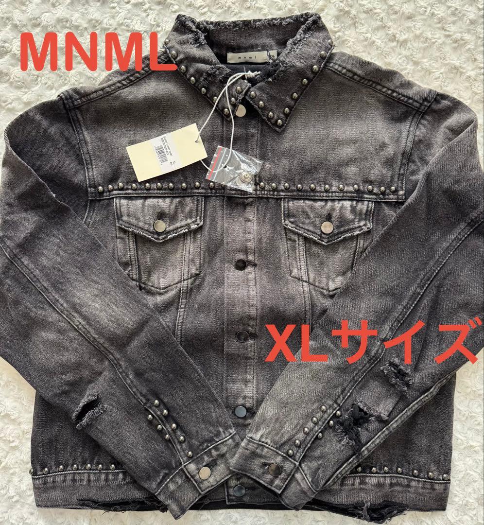 MNML スタッズ付きデニムジャケット XLサイズ