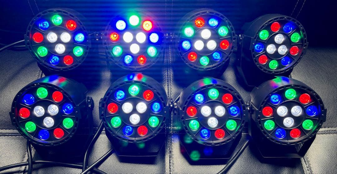 ELIMINATOR Mini Par RGBW LED×8 + ケーブルセット