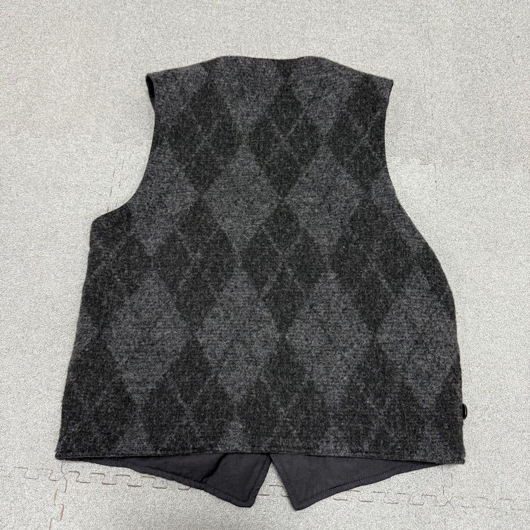 トップス 578 EG Wool Argyle V Vest XS Made in USA
