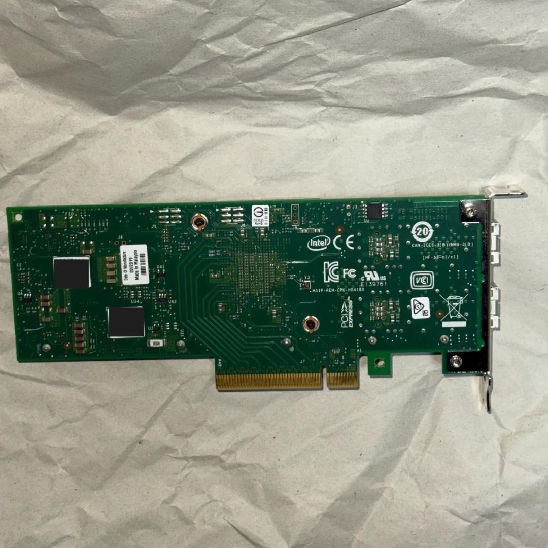 拡張カード X710-DA2 PCIe 10GbE SFP+ Dell OEM FW9.54