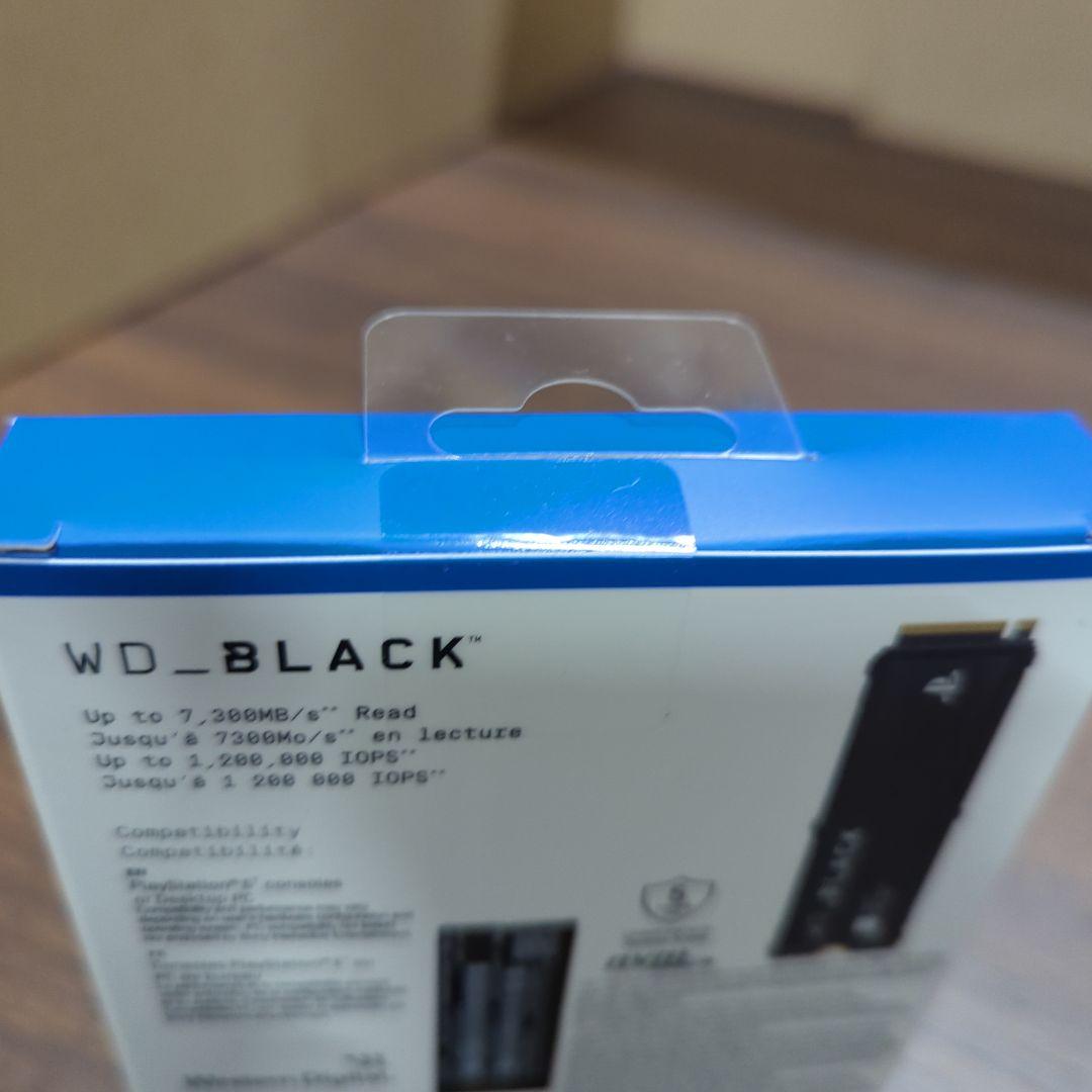 keiウエスタンデジタル SSD 2TB SN850P WD_Black