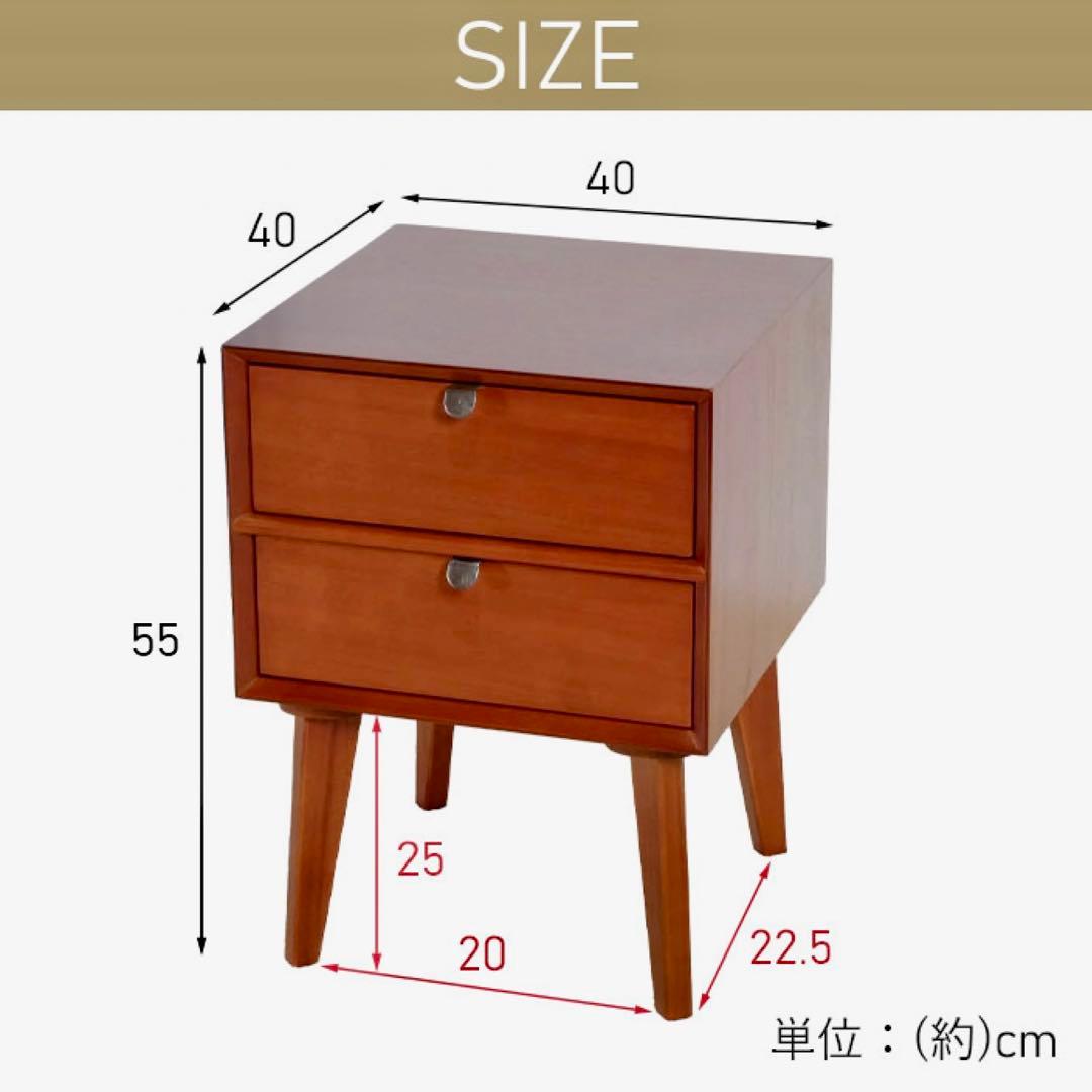 D 新品 サイドテーブル 北欧 収納 テーブル 小物入れ リビング収納 天然木