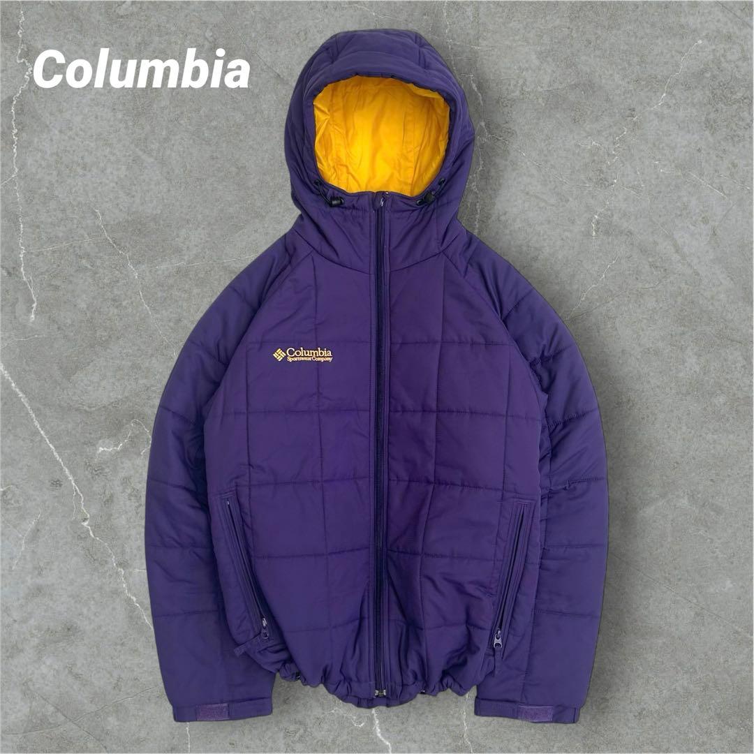 Columbia hooded puffer jacket 00s ドローコード