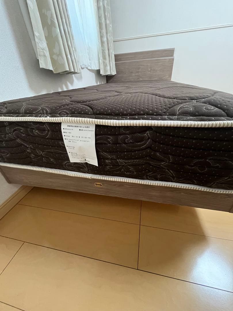 【セット販売】 シモンズ マット レス＋フレーム シングルサイズ 引き出しあり