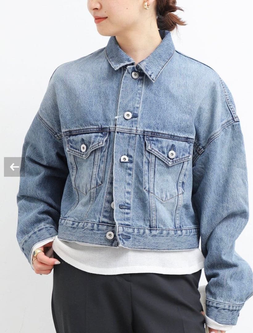 ★Deuxieme Classe★クロップド デニム ジャケット中古★