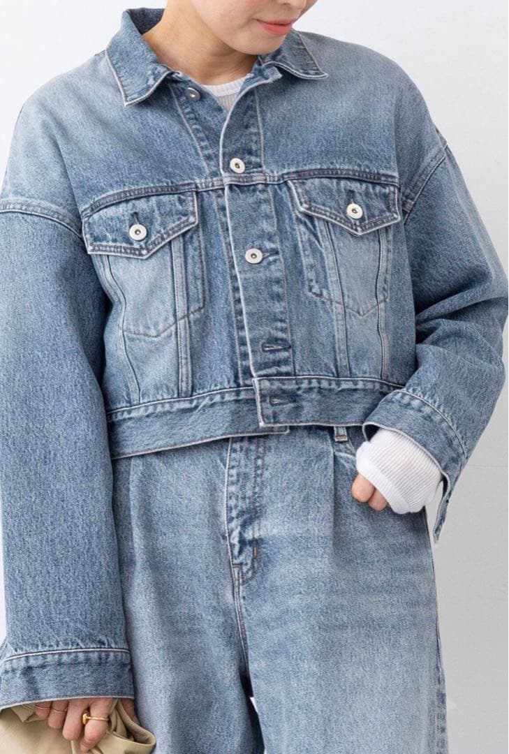 ★Deuxieme Classe★クロップド デニム ジャケット中古★