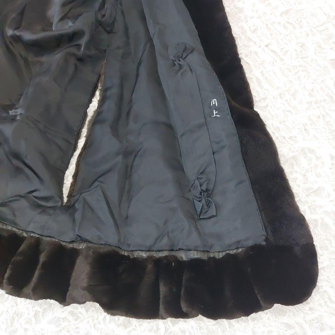 極上の肌触り シェアードミンク イタリアARIANNA フレア ケープコート