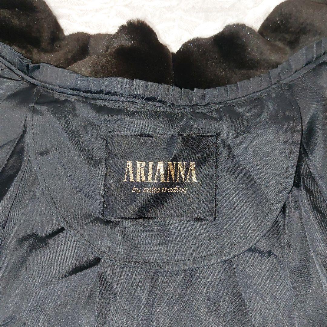 極上の肌触り シェアードミンク イタリアARIANNA フレア ケープコート