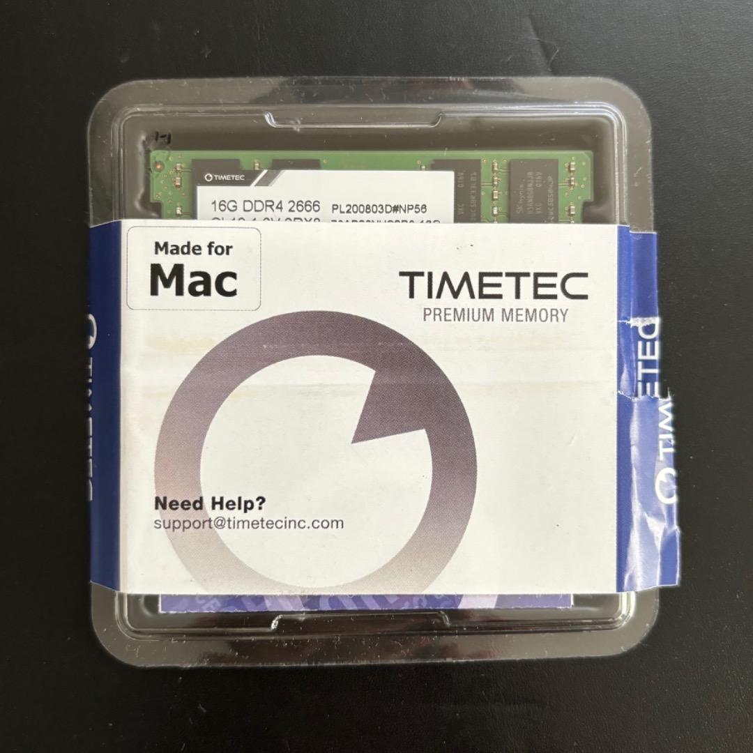 Timetec 32GB(2x16GB) Mac用 Apple 専用増設メモリ