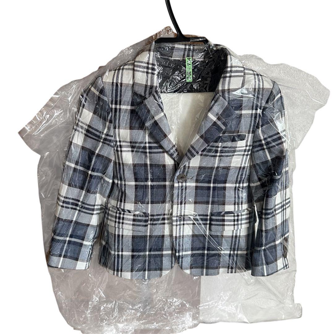 美品　CHOPIN ショパン　チェック柄スーツ 110 フォーマルスーツ 廃盤