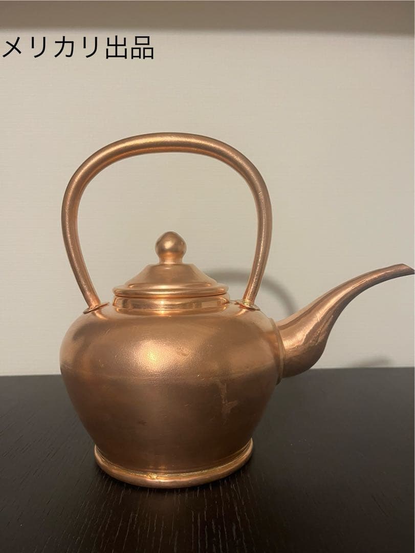 【新品未使用】中国四川　銅薬缶(やかん)