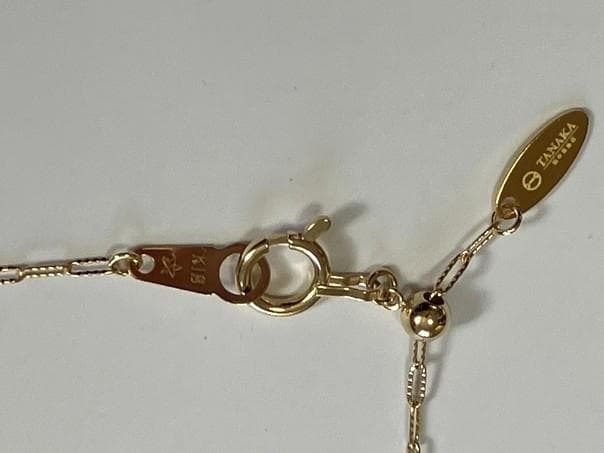 田中貴金属　GINZA TANAKA　ギンザタナカK18YG ネックレス・未使用