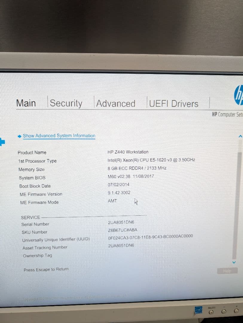 HP Z440 デスクトップPC Intel Xeon