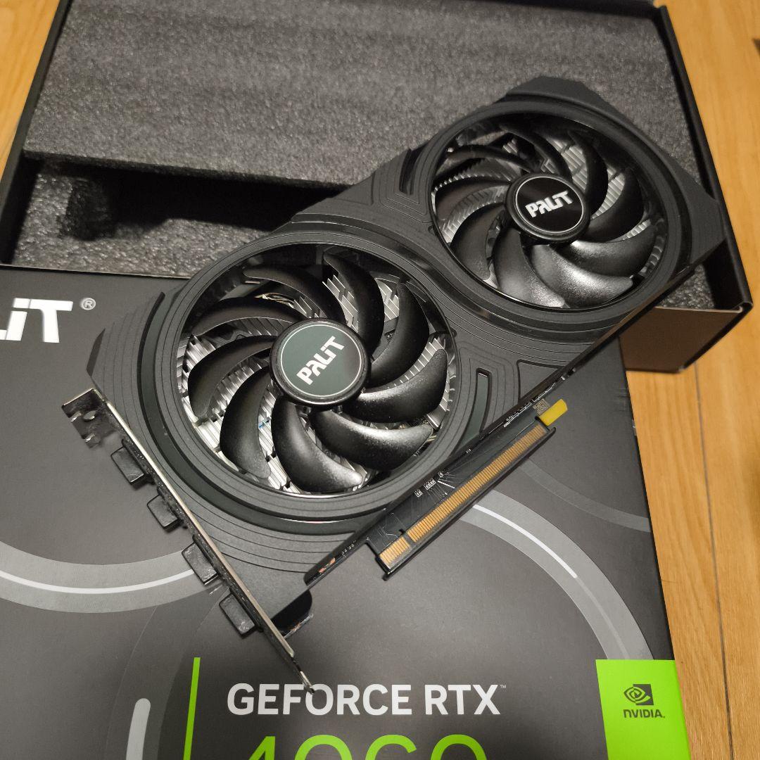 グラフィックボード・グラボ・ビデオカード PALIT GEFORCE RTX 4060 8GB