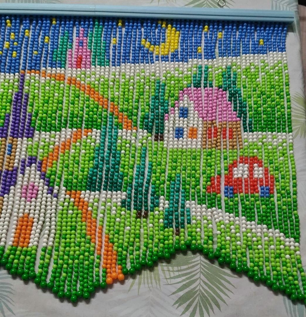 価格変更　スキルスクリーン　 星空 のれん　 85cm×63cm【完成品】