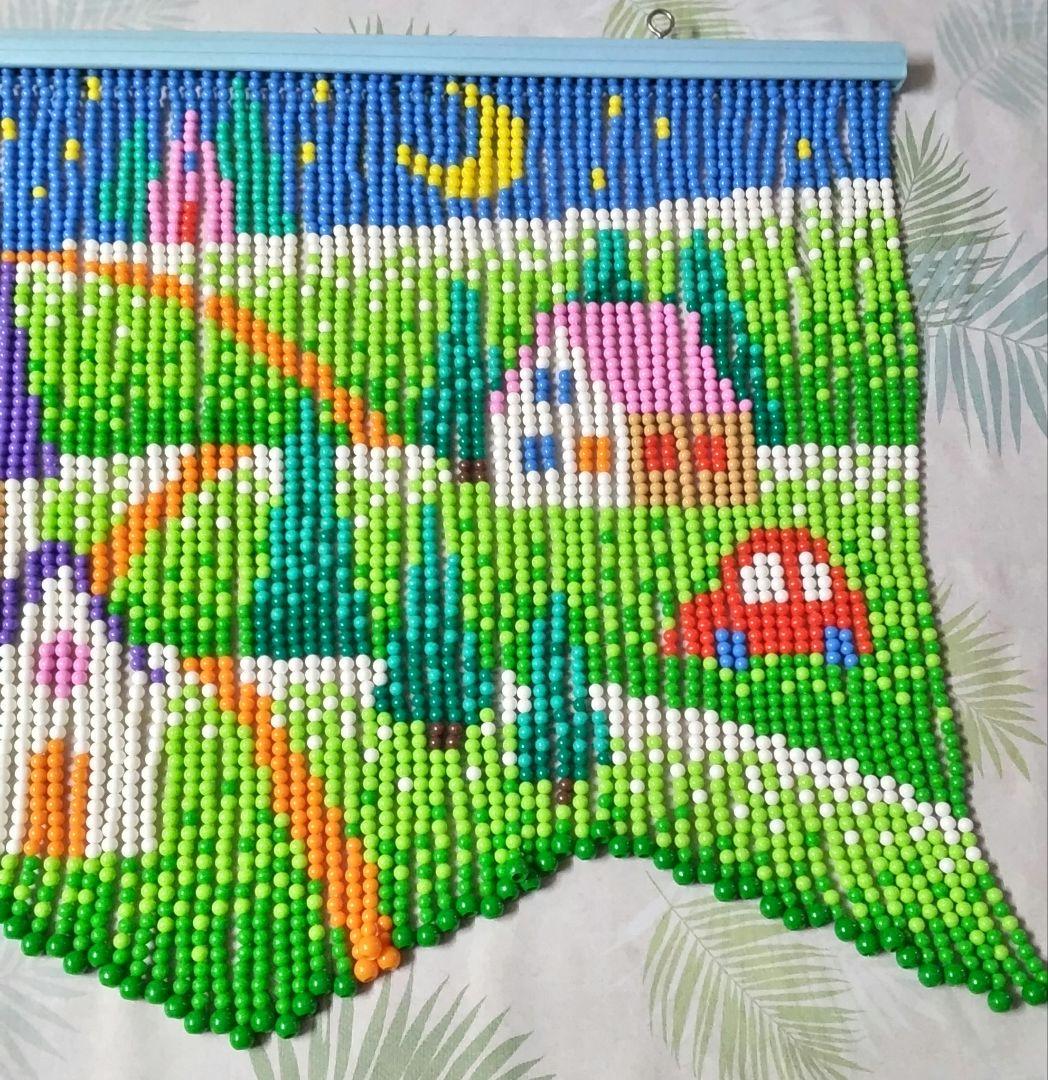 価格変更　スキルスクリーン　 星空 のれん　 85cm×63cm【完成品】