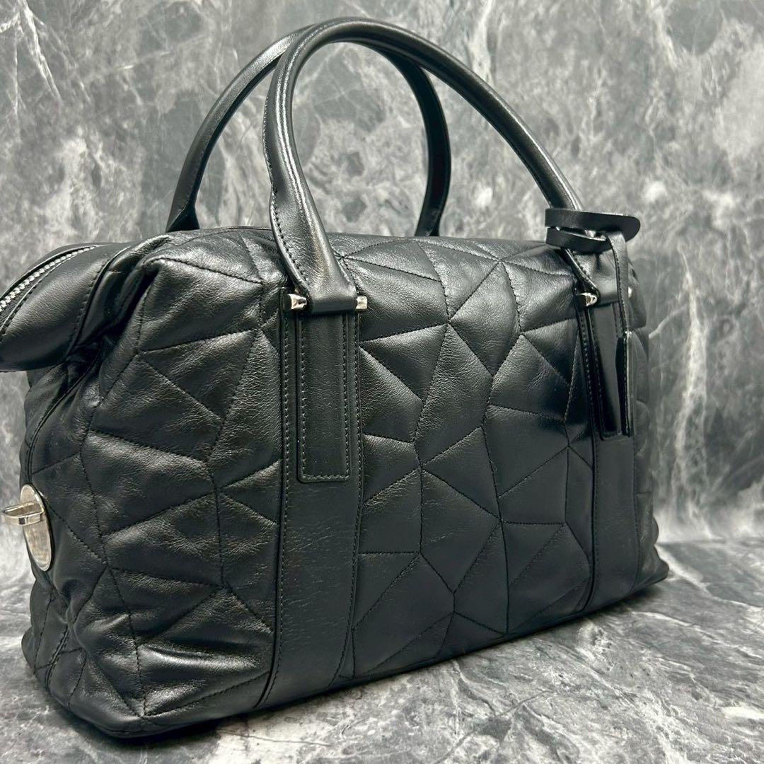 希望額変更中✨ AKRIS アクリス　ミニボストンバッグ　キルティング