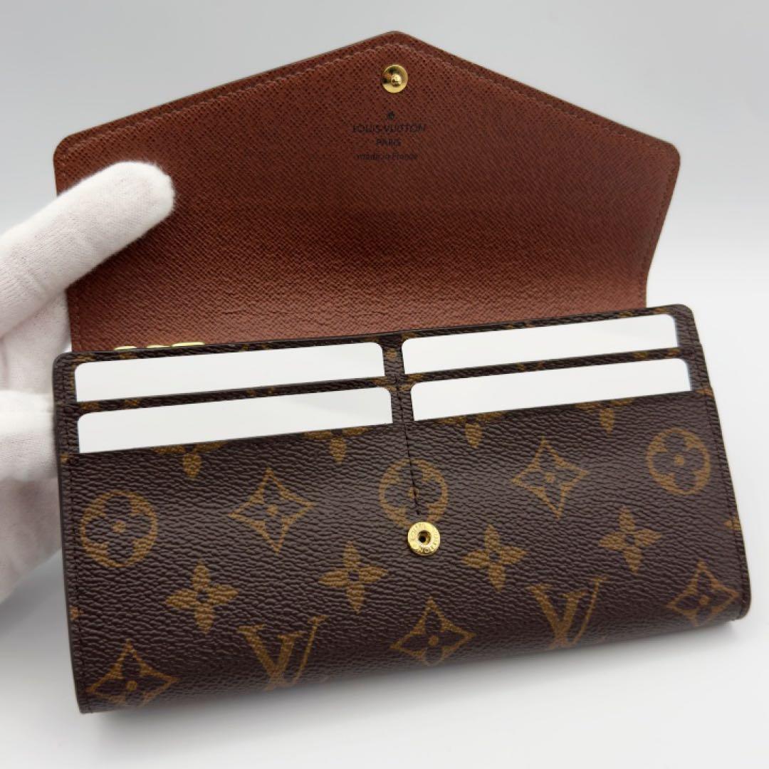ギフト対応　国内正規品　ICチップ　ヴィトン財布　モノグラム　ポルトフォイユサラ