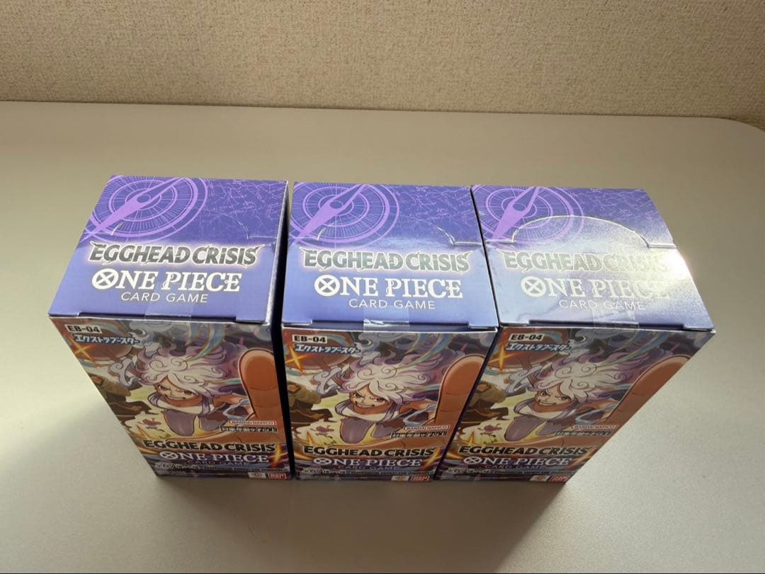 【新品未開封】ワンピースカード EGGHEADCRISIS 3BOX