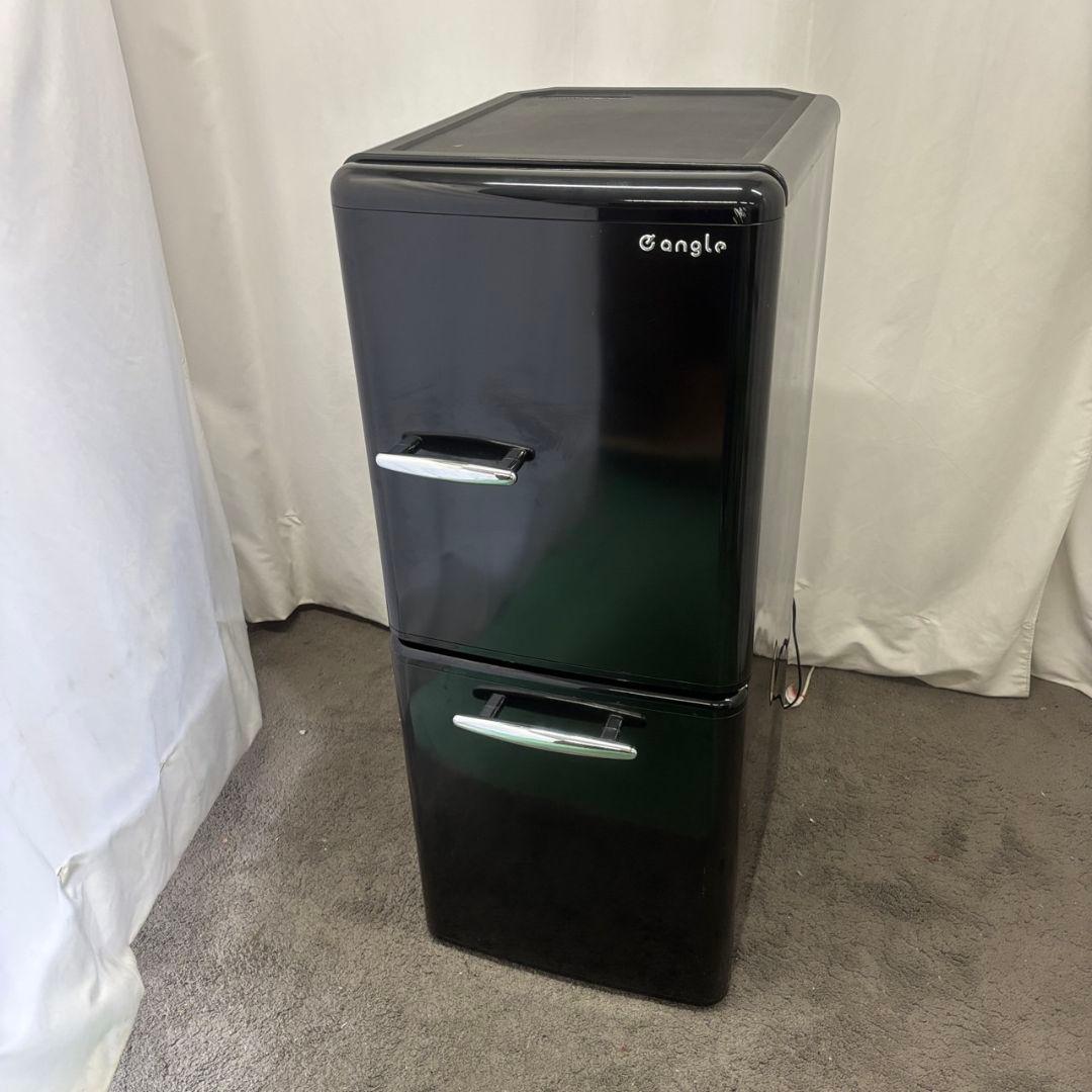 977　冷蔵庫　レトロ　黒　一人暮らし　安い　綺麗　中古　設置無料
