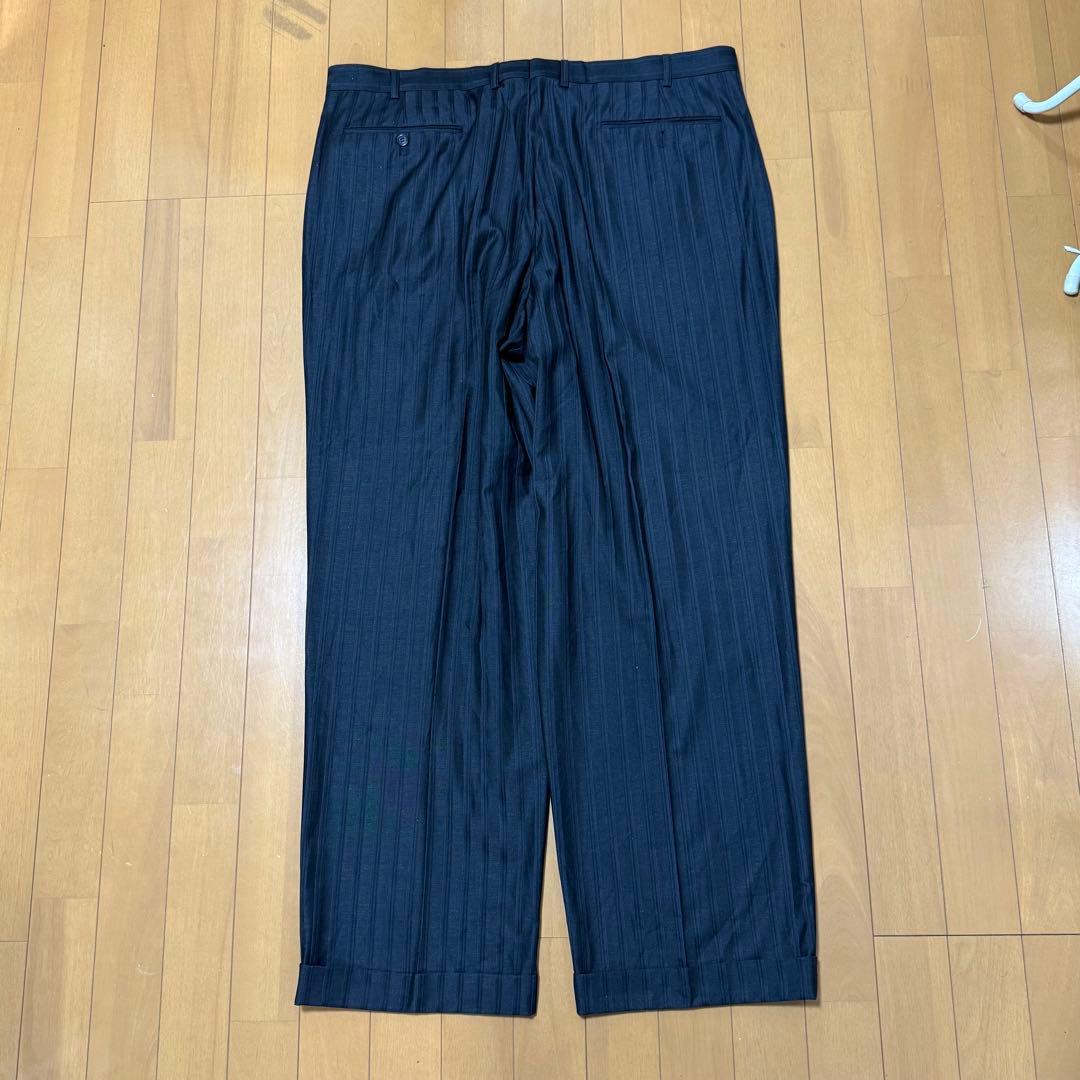 【極太】VANETTI ワイドスラックス バギースラックス ワイドパンツ 42R