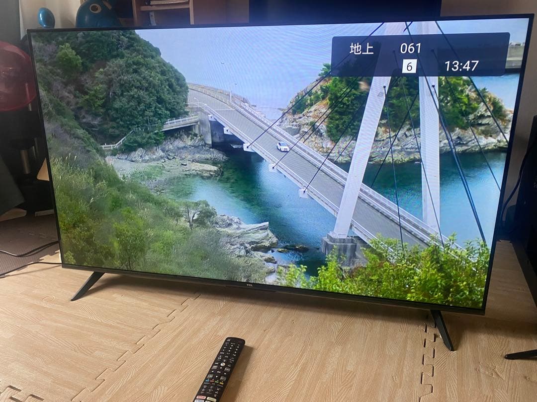 美品　2023年製　TCL 50V型 4K液晶テレビ Google TV
