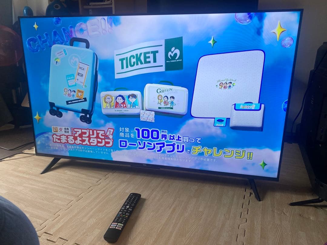 美品　2023年製　TCL 50V型 4K液晶テレビ Google TV