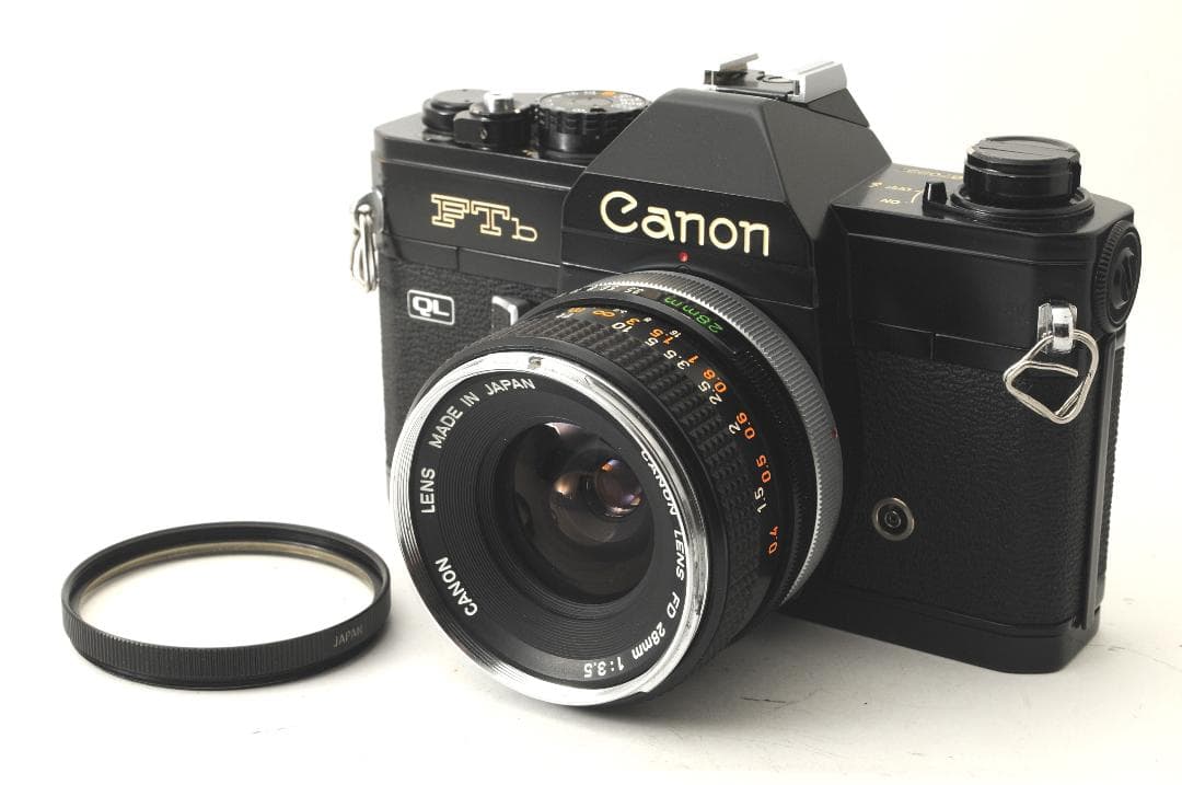 Canon FTb ブラック FD 28mm F/3.5 フィルムカメラ