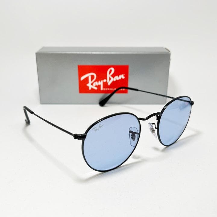【RB3447-00264】レイバン サングラス ブルーグレー ラウンドメタル
