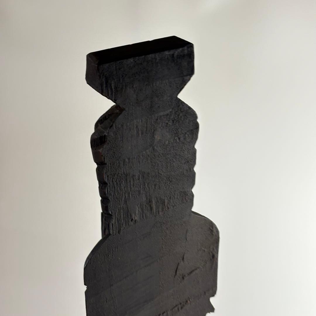 円正 円空 彫刻 置物 仏像 高さ約70cm 木工 円空仏 木彫り