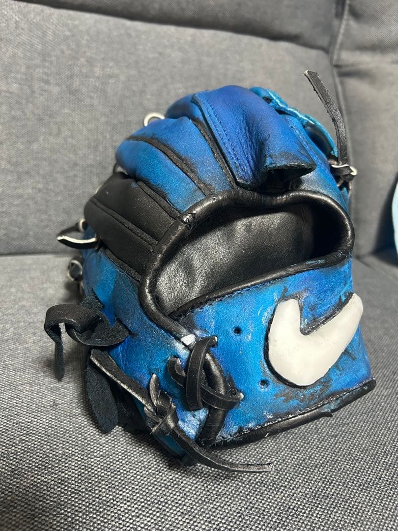 NIKE 一般軟式用 岩隈モデル 改 「山本由伸」風 なんちゃってグラブ ②