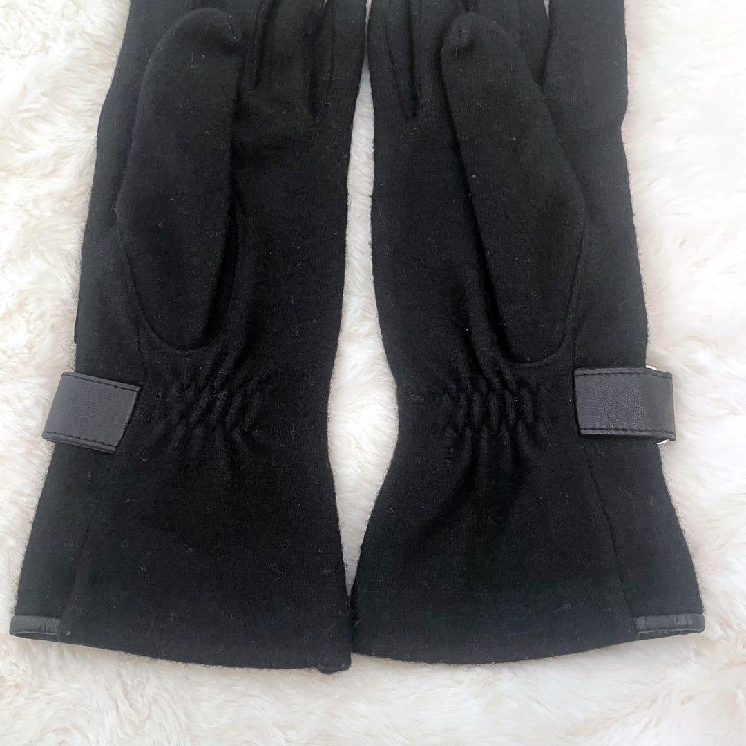 【極美品】Vivienne Westwood レザー 手袋 ブラック オーブ