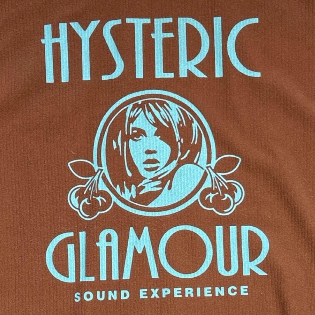 HYSTERIC GLAMOUR ブラウン長袖カットソー FREE