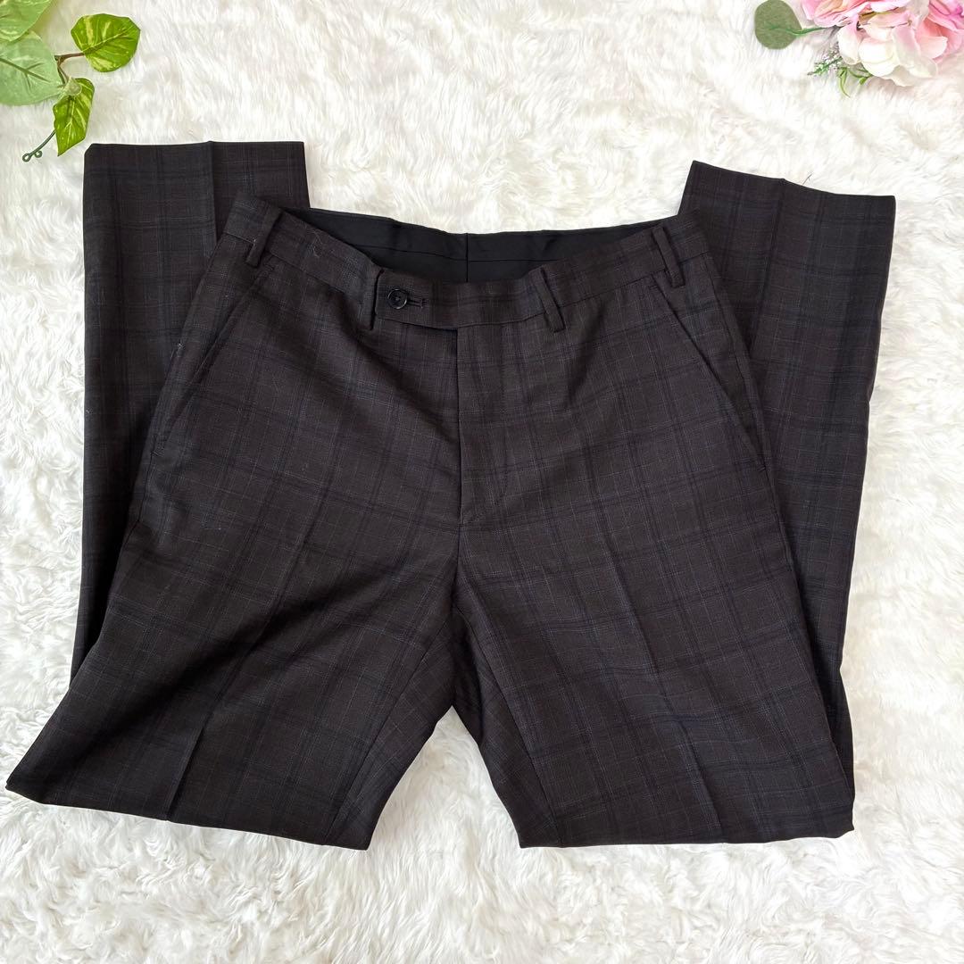 SIMPLICITY plus　ロロピアーナ　チェック　スーツ　セットアップ